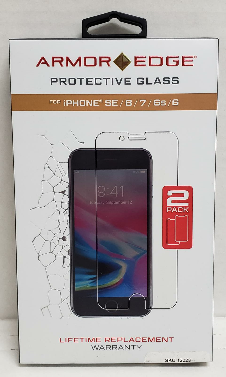 Armor Edge - Glass Screen Protector for iPhone 6/6s/7/8/SE 2020 - DUAL PACK - $14.50