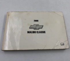 2008 Chevrolet Malibu Classic Owners Manual Handbook OEM J03B41010 - $31.49