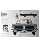 Pontiac Le Mans Quick Wide Tracks 2 page ad 1964 vintage print ad - $248.98 MXN