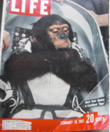 Life Magazine, February 10, 1961. Astrochimp. Good condition, great for ... - $35.00