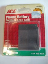 Ace Phone Battery Cordless Lead Acid 3032919 4.0v 500 Mah - $9.89