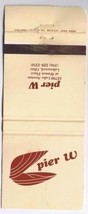 Matchbook Cover Pier W Lakewood Ohio Winton Place - $2.96