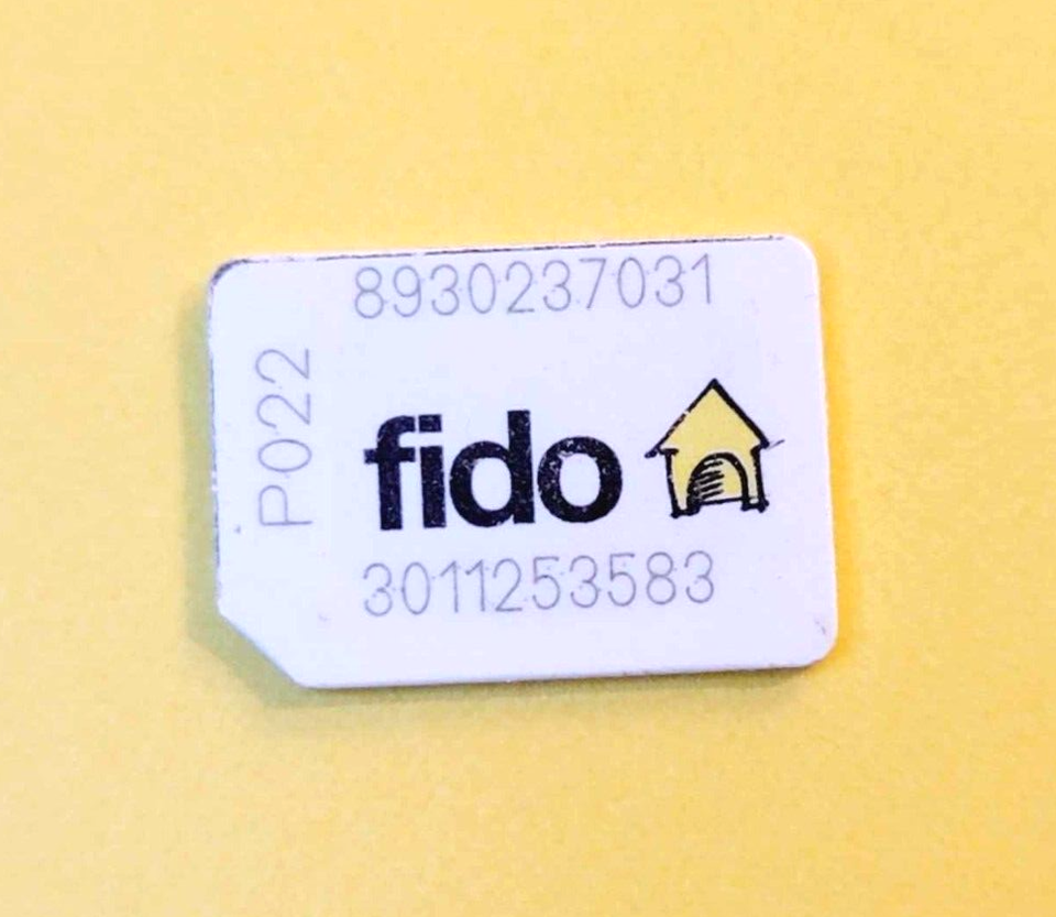 USED FIDO NANO SIM CARD RESTORING TEST CELL PHONES BOOT BYPASS UNLOCK UN... - $5.20