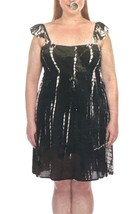 Raviya Women&#39;s Summer Dress Sleeveless Tie Dye 100% Rayon - Plus Size 2X Black - £19.56 GBP