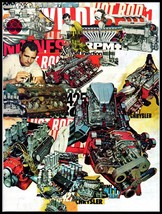 1973 HOT ROD Magazine Print - Collage of Racing Engines, Hemi, 425, 427, A5 - £5.45 GBP