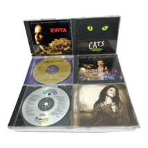 6 CD Lot mixed, Evita Cats Sarah McLachlan Carpenters Lord of the Dance Yanni - $15.49