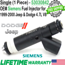 Genuine Siemens Deka x1 Fuel Injector For 1999, 2000 Jeep Grand Cherokee 4.7L V8 - $49.49