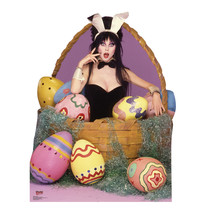 Elvira Easter Bunny  Lifesize Standup Standee Cardboard Mistress Dark Prop - $39.50