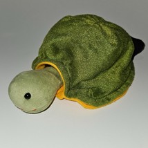 Green Turtle Tortoise Hand Puppet Plush 10&quot; Long Beleduc Stuffed Animal Toy - £19.42 GBP