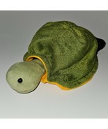 Green Turtle Tortoise Hand Puppet Plush 10&quot; Long Beleduc Stuffed Animal Toy - £19.57 GBP