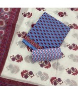 Suits-Women Suits- Cotton Print Suit Set- Unstitched Cotton Suits for Women-01 - $60.00
