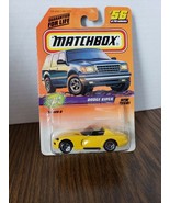 1997 Matchbox Yellow Dodge Viper Super Cars Series 56 out of 75 - £1.47 GBP