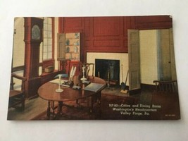 Vintage Postcard Unposted Office &amp; Dining Washington’s Headquarters Forge PA - £1.42 GBP
