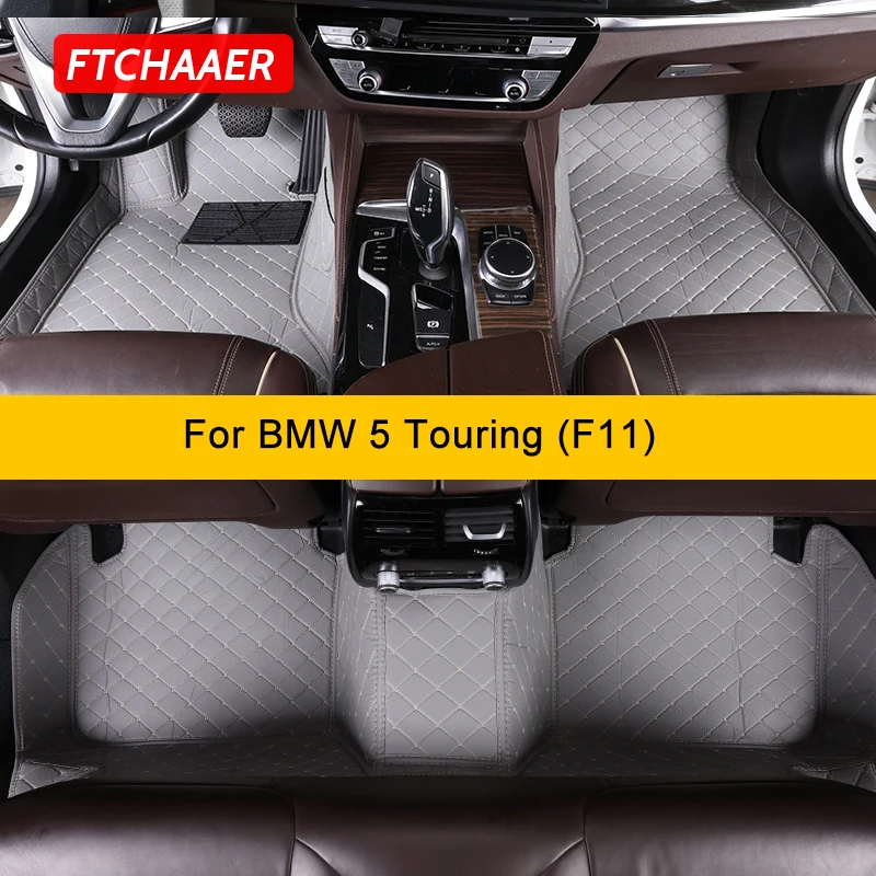FTCHAAER Custom Car Floor Mats For BMW 5er Touring F11 2009-2017 Auto Carpets - £63.55 GBP+