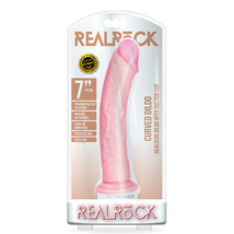 Curved Realistic Dildo Without Balls With Suction Cup 7&#39;&#39; Flesh - £21.65 GBP