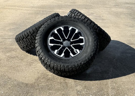 Chevy Silverado Tahoe 18&quot; Black &amp; Machine Replica Wheels Blackhawk R/T T... - $1,781.01