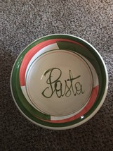 * Vintage ARM Ceramica Pasta Bowl Pottery Italy Mid Century Italian - £33.24 GBP