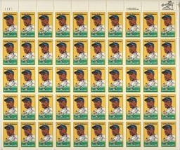 Jackie Robinson Baseball Player Sheet of Fifty 20 Cent Postage Stamps Sc... - £19.50 GBP
