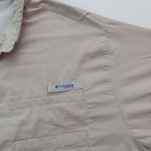 Columbia Omni-Shade FM7253 Men's 2XL Beige Vented Button Front Long Sleeve Shirt image 4