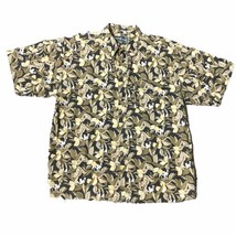 VINTAGE Big Dogs Mens Button Up Shirt Size Large Hawaiian y2k 90s - $24.75