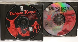 Dungeon Keeper 1 &amp; 2 for Windows Two CD set .  Fun dungeon sim game 2001 - £15.93 GBP