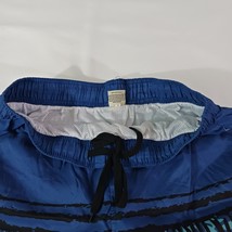 Open Trails Men's Blue Tropical Print Board Elastic Waist Short Swim Trunks Sz L image 10