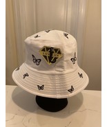 Butterfly Bucket hat White color - £18.49 GBP