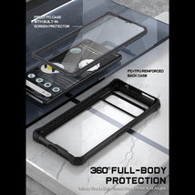 For Google Pixel 7 Pro Case Shockproof Rugged Hybrid Back Protector Cover Black - £27.23 GBP