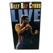 Billy Ray Cyrus Live on Tour VHS 1992 Achy Breaky Heart Star Spangled Banner - £6.76 GBP