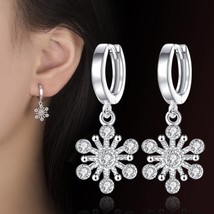 Ilver new woman jewelry fashion high quality retro hollow snowflake crystal simple long thumb200