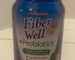 Vitafusion Fiber Well + Probiotics Digestive Health 60 Natural Fruit Gum... - £13.77 GBP