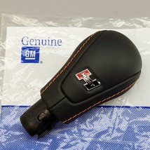 14-15 Camaro Ebony Leather Inferno Orange Hurst Manual Shift Knob NEW GM - $103.90