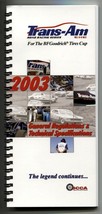 Trans-Am Road Racing Series Rules and Technical Specifications 2003 - £39.54 GBP