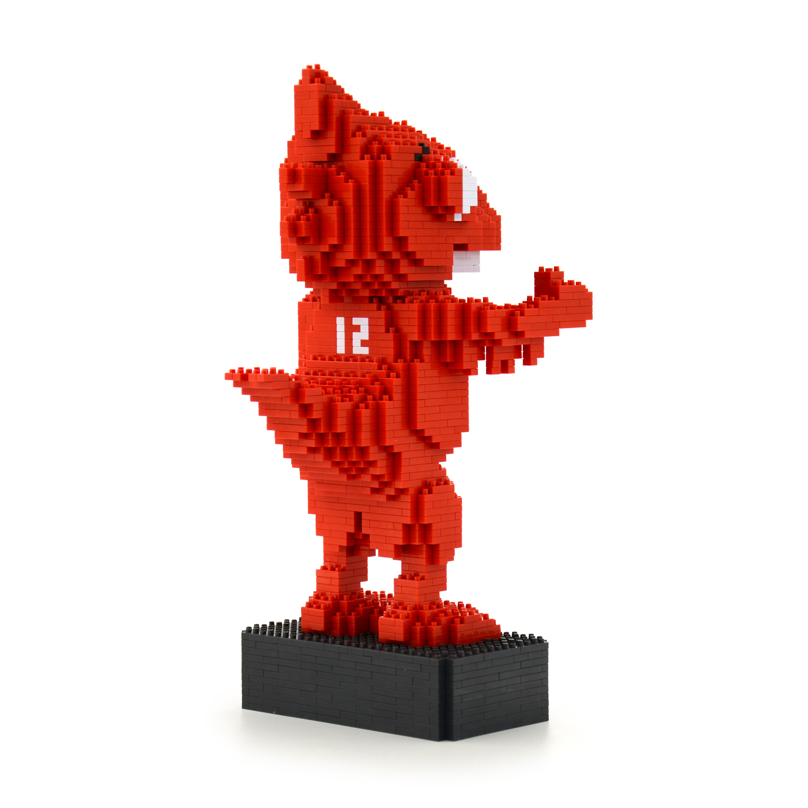 Mighty Red (LFC Mascot) Brick Sculpture (JEKCA Lego Brick) DIY Kit Item image 5