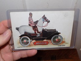 Vintage1916 Drink Moxie Car &amp; Horse Postcard - $44.55