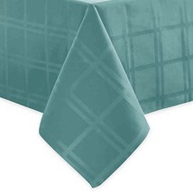Origins Fabric Tablecloth Turquoise 70&quot; Round Spill Proof Easy Care Summer - £29.04 GBP