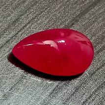 Ruby Pear, Pear Cabochon, 3.72 Cts, Ruby Pear Shape, Ruby Pear Cabochon, Pear Sh - £379.65 GBP