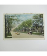 Antique Automobile Postcard 1922 Mill Street North Manchester Indiana RARE - £7.85 GBP