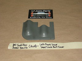 OEM 84 Cadillac Sedan Deville RWD LEFT FRONT INNER SEAT TRACK BOLT COVER... - £19.46 GBP