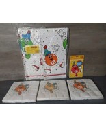 M &amp; M&#39;s Candy Party Lot Table Covers Napkins Party Invitations 6pc 1988 ... - $32.50