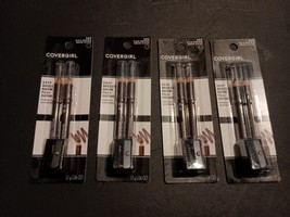 4 Packs COVERGIRL RICH BROWN Easy Breezy Eyebrow Pencils #505 NEW SEALED! - £7.60 GBP