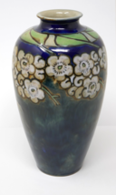Royal Doulton Art Deco Floral Stoneware Art Pottery Vase By Bessie Newberry - $293.99