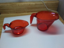 Rare tupperware acrylic measuring cups - £22.72 GBP