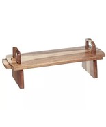 Acacia Wood Medium Footed Serving Board By Artesà - $32.61