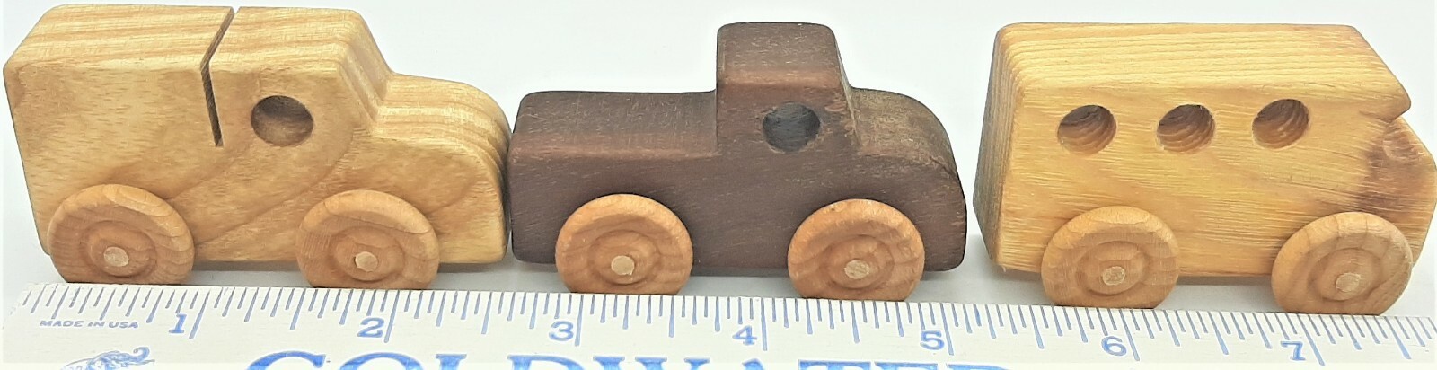 Wooden Trucks Picture Holder Set of 3(1 slotted holder) Item image 2