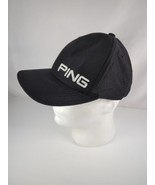 Ping 110 One Ten Flexfit Tech Yupoong Golf Hat Adjustable - Black - £15.78 GBP