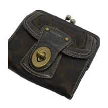 Coach Brown Wallet w/ Card Slots, Coin Holder - £18.96 GBP