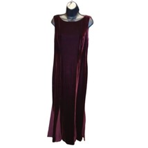 Talbots Woman&#39;s Size 8 Vintage &quot;94&quot; Y2K Velvet Maxi Dress - NWT - £58.86 GBP