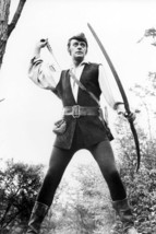 Barrie Ingham A Challenge For Robin Hood 11x17 Poster With Bow &amp; Arrow Forest - £14.32 GBP