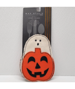 Max Studio Home Set of 4 Utensil Holders Halloween Ghost Jack O Lantern ... - $15.54 CAD